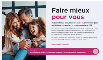 Communiqué : découvrez le nouveau site de Mutuelle Mieux-Etre